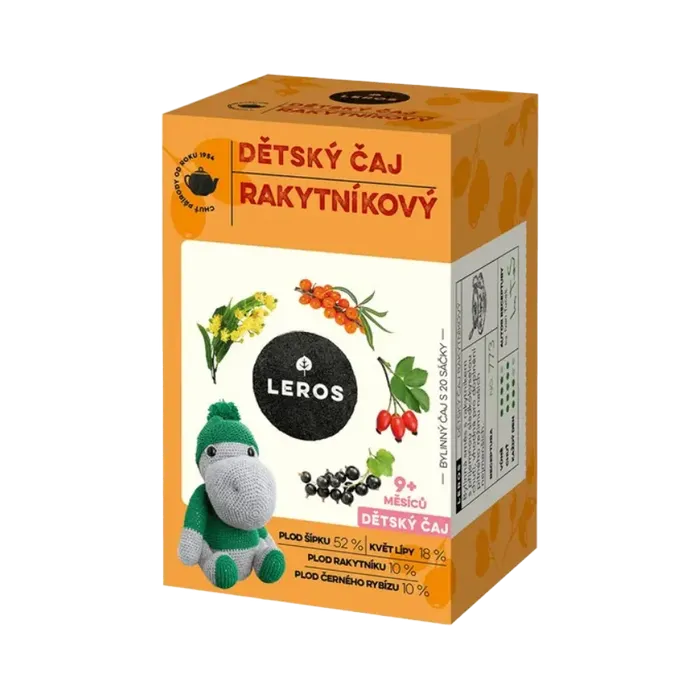 LEROS Dětský čaj Rakytníkový 20x2 g